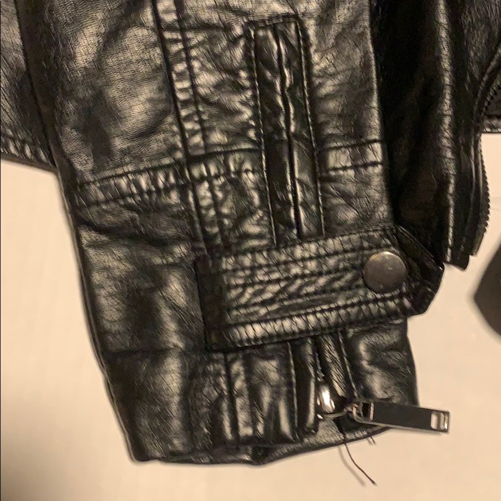 NWOT studded faux leather jacket - Picture 6 of 11